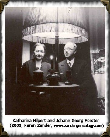 Katharina Hilpert and Georg Forster