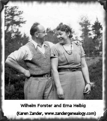Wihelm Forster and Erna Helbig